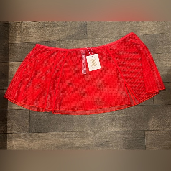 Three piece red Fenty lingerie set new with tags! Red, Plus size lingerie 2x - Picture 3 of 7